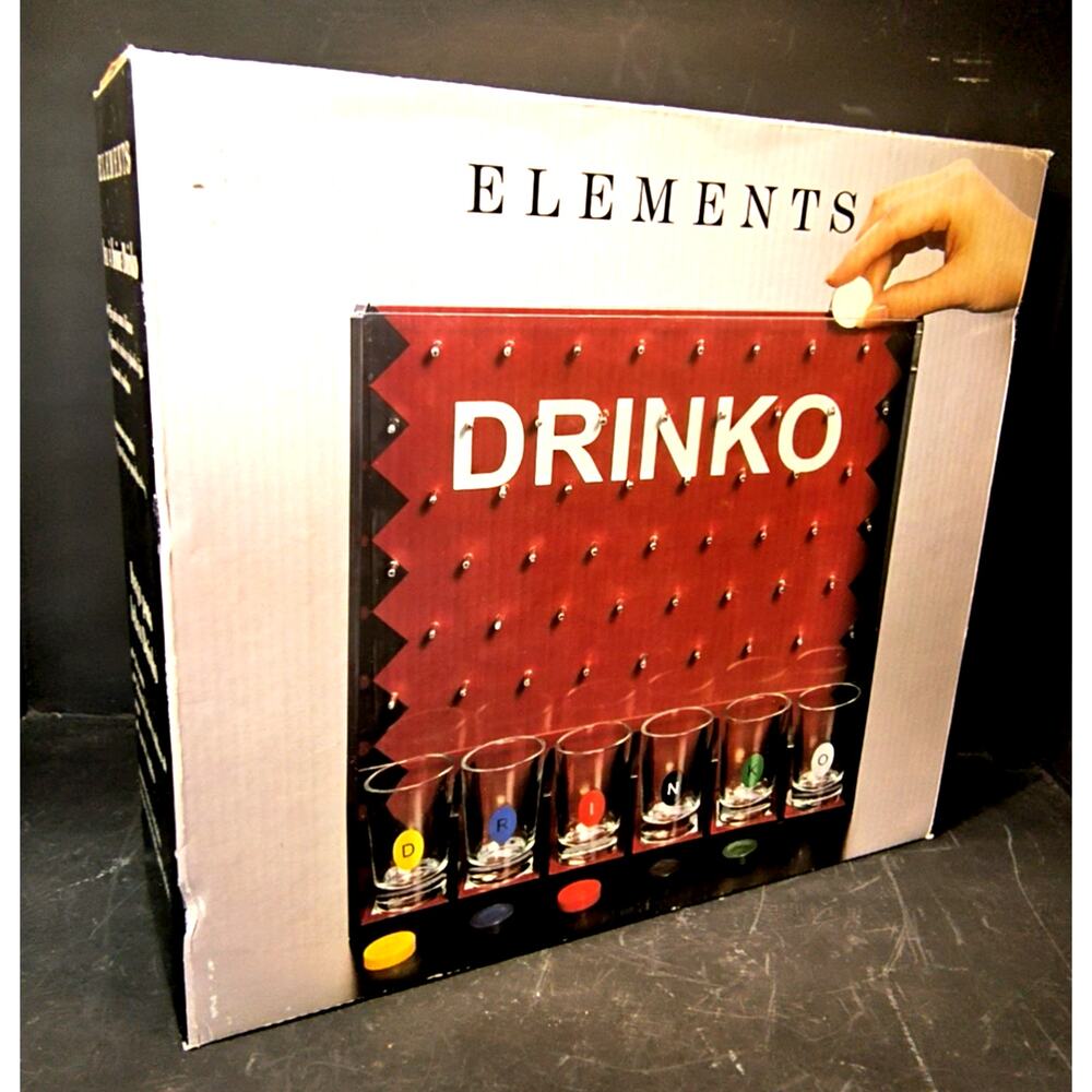 1993.  Elements Drinko Adult Shot Party Game New in Box